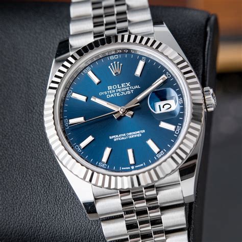 rolex datejust 2 blue dial fluted bezel|rolex datejust 41mm fluted bezel.